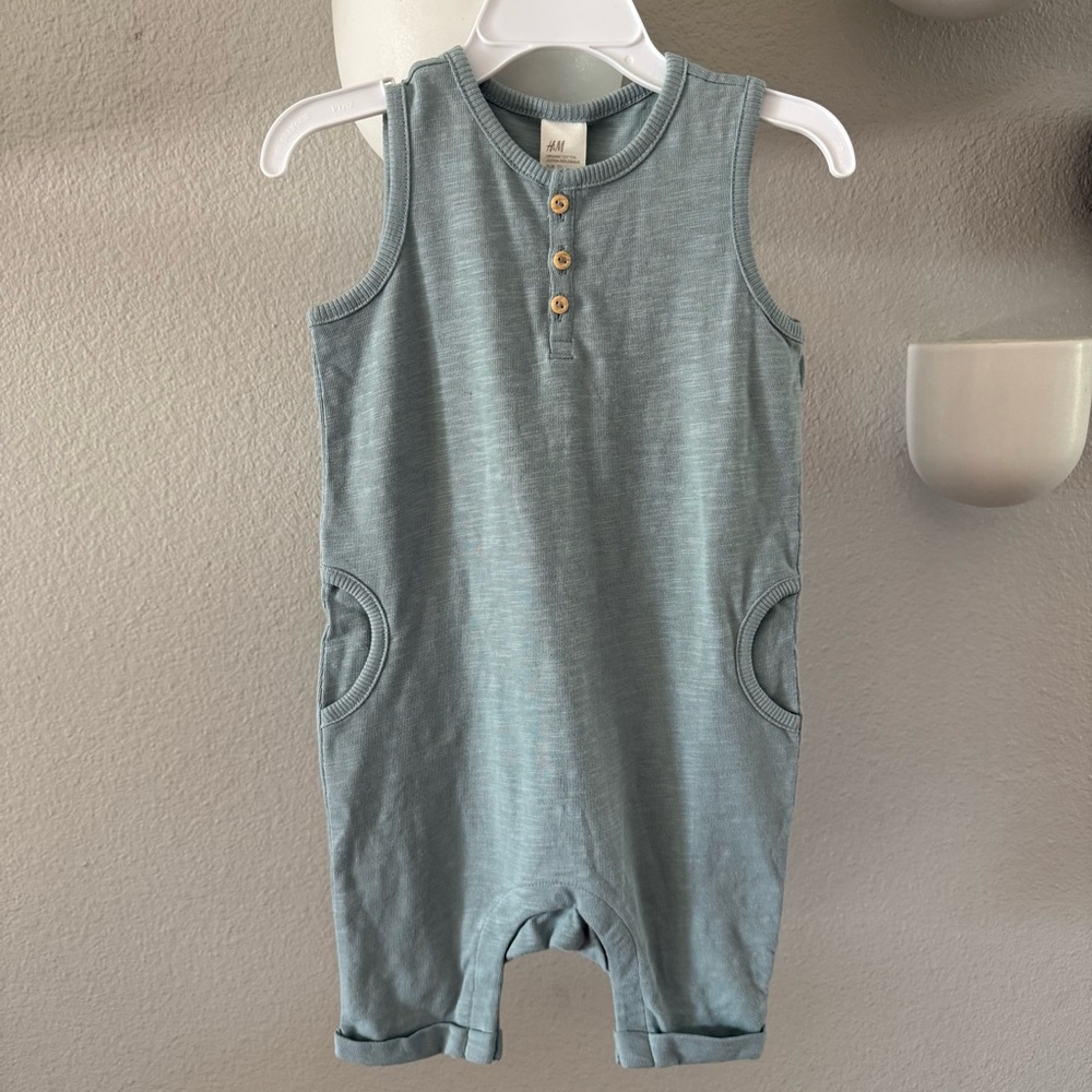 H&M Organic Cotton Sleeveless Romper